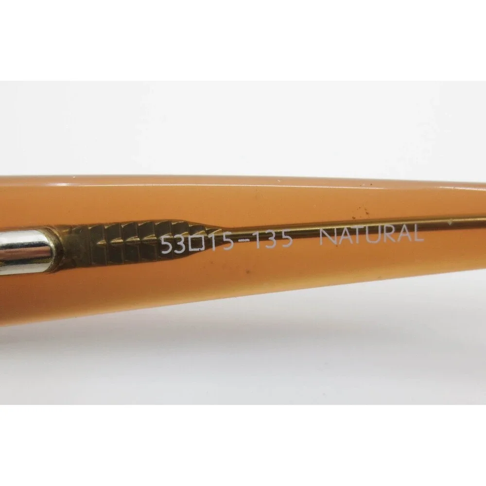 Karen Kane Novella Natural Brown Rectangular Eyeglass Frames Rhinestone